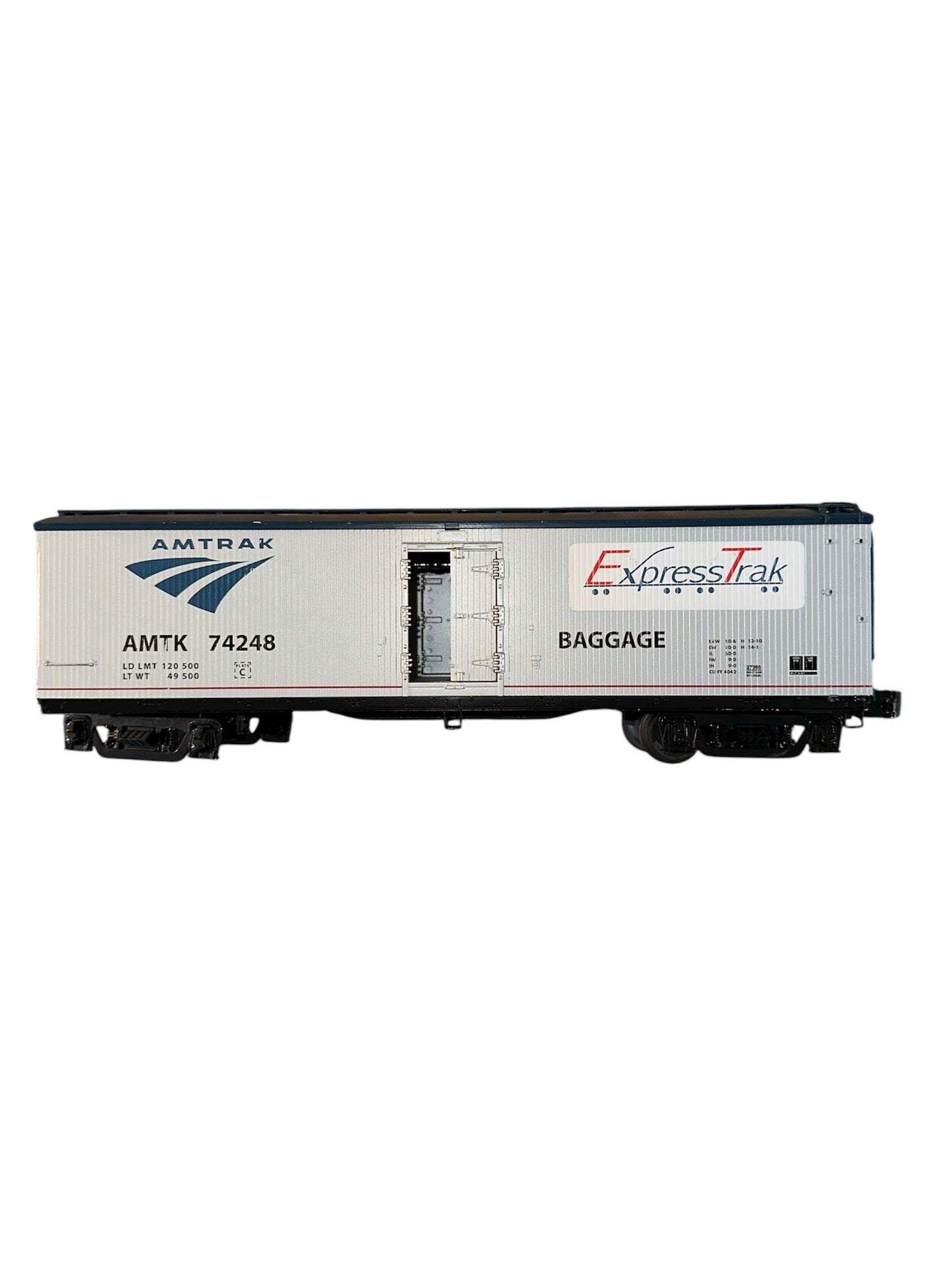 O Scale freight train ( Amtrak) - by Cast