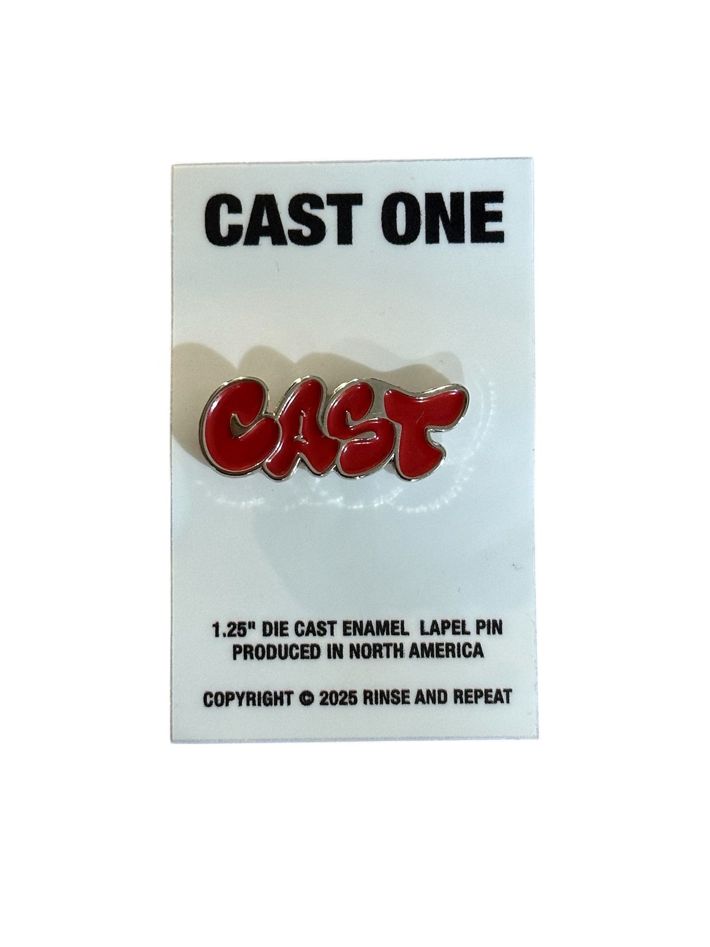 Pin, red - By Cast