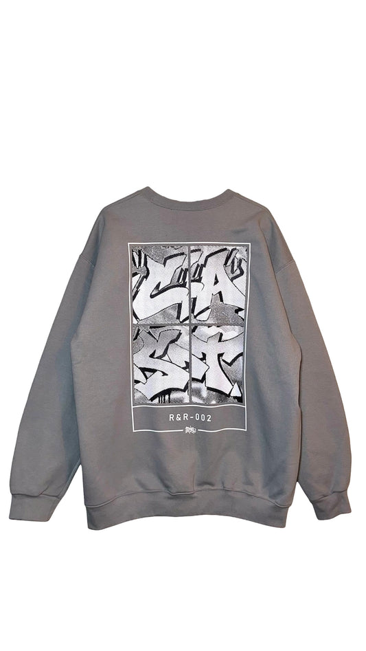 R&R - 002  Grey crewneck sweater